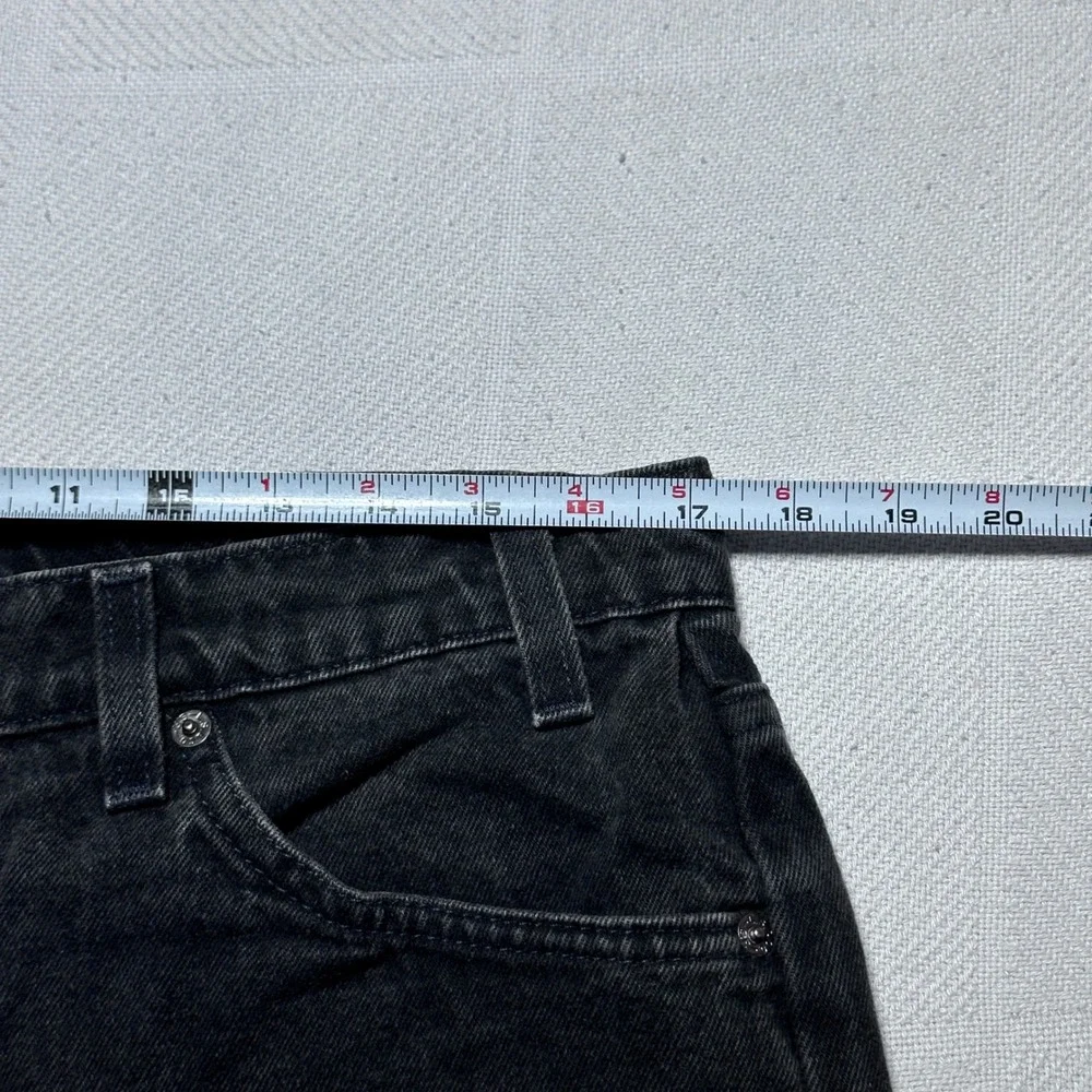 Levi's 550 Denim Shorts Mens 34* Relaxed Orange Tab Vintage 90s USA Made Black